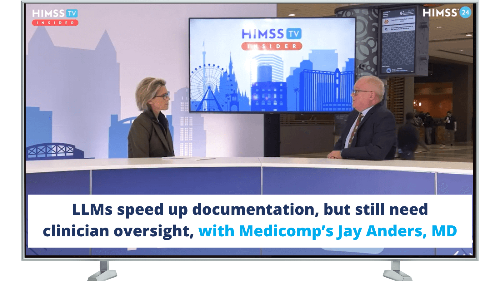 HIMSSTV: LLMs speed up documentation, but still need clinician oversight